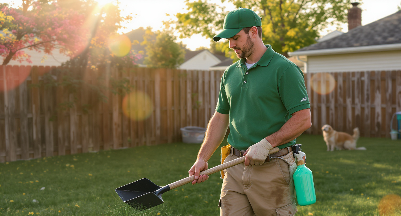 Pet waste removal service for residential yards