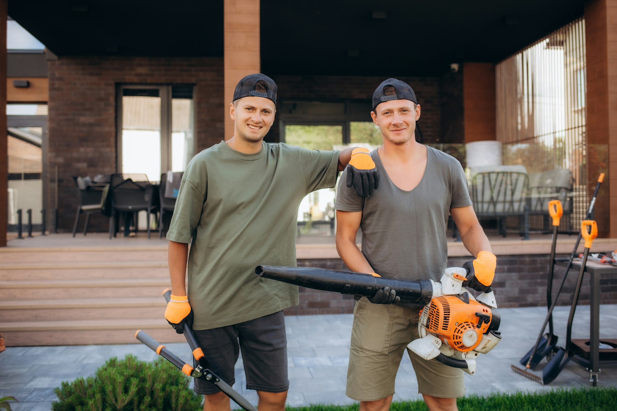 Schwartz Lawn Maintenance team